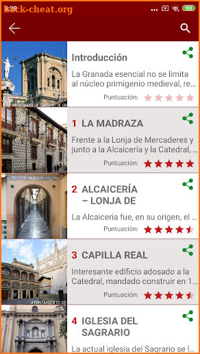 Audioguía oficial de Granada screenshot