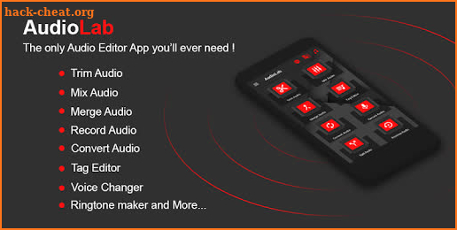 AudioLab 🎶 Audio Editor Recorder & Ringtone Maker screenshot