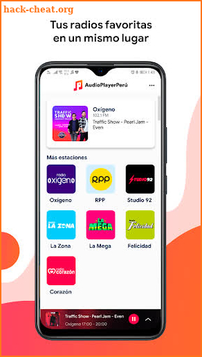 AudioPlayerPerú screenshot