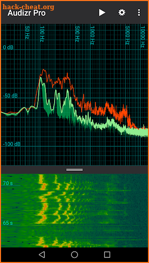 Audizr Pro - Spectrum Analyzer screenshot