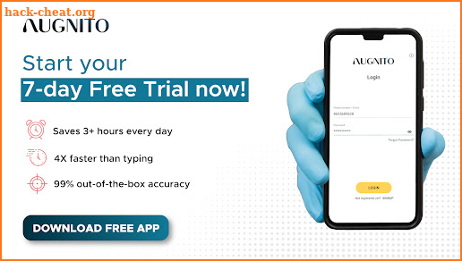 Augnito: Medical Dictation App screenshot
