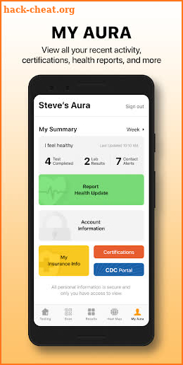 Aura - Sequential Testing and Certification screenshot