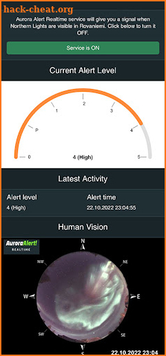 Aurora Alert Realtime screenshot