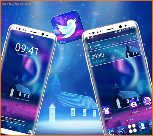 Aurora Dream House Launcher Theme screenshot