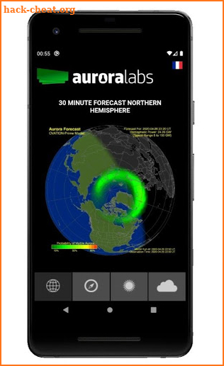 Aurora Forecast (Free, No Ads) screenshot