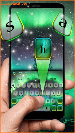 Aurora Keyboard Theme screenshot