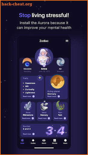 Aurora Zodiac: Daily Horoscope screenshot