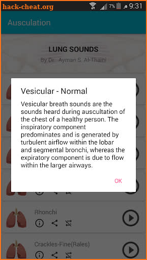 Auscultation ( Heart & Lung Sounds) screenshot