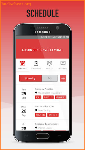 Austin Junior Volleyball screenshot