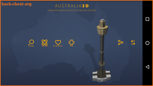 Australia 3D: urban geography / architecture quiz screenshot