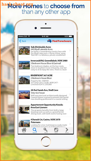 Australia Real Estate Auctions Foreclosure Homes screenshot