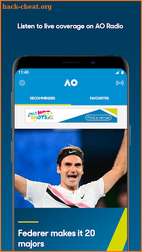 Australian Open Tennis 2019 screenshot