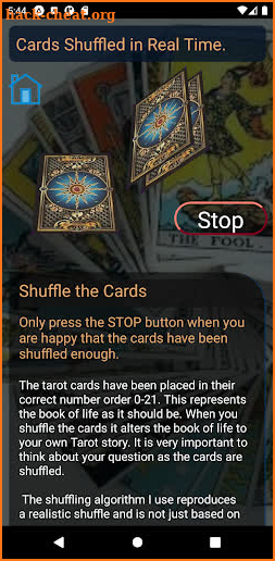 Authentic Tarot screenshot