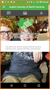 Autism Society of North Carolina screenshot