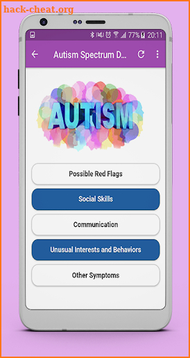 Autism Spectrum Disorder screenshot