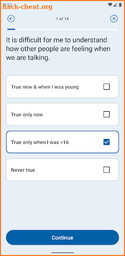 Autism Test (Adult) screenshot