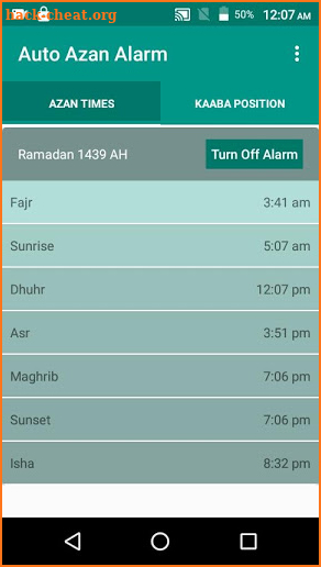 Auto Azan Alarm screenshot