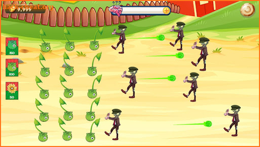 Auto Battle - Zombie Vs Fruit  screenshot