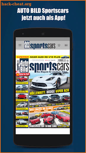 AUTO BILD Sportscars Reader screenshot