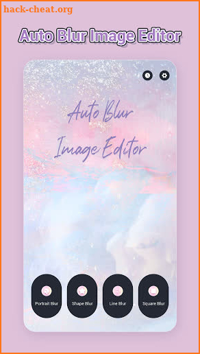 Auto Blur Image Editor screenshot