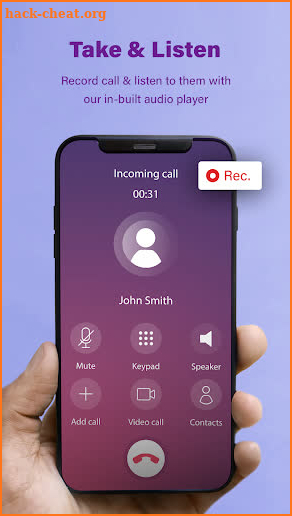 Auto Call Recorder - Automatic screenshot