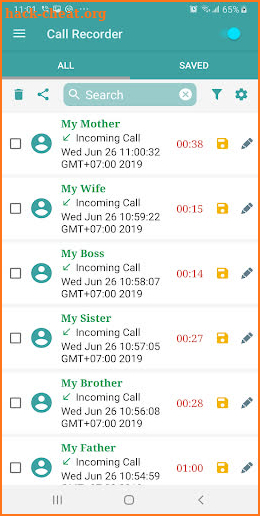 Auto Call Recorder PRO screenshot