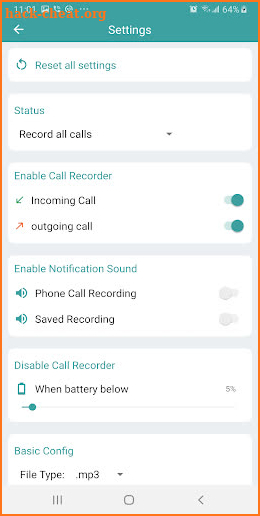 Auto Call Recorder PRO screenshot