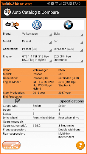 Auto Catalog & Compare screenshot
