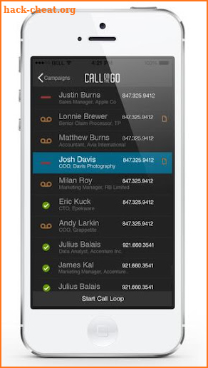 Auto Dialer Call Center Sales screenshot