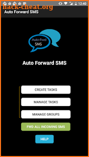 Auto Forward SMS to another number & email screenshot