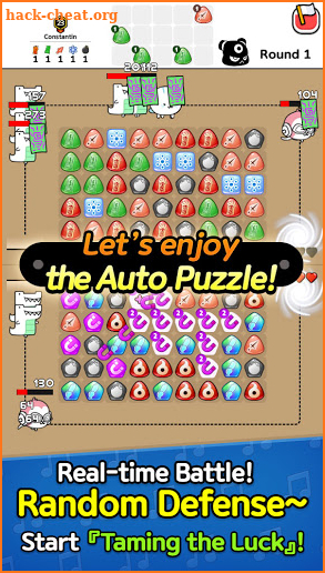 Auto Puzzle Defense : Ninja Block screenshot
