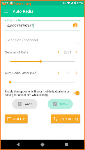 Auto Redial Call | Fast Call ReDialer screenshot