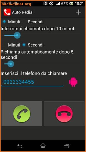 Auto Redial | call timer Pro screenshot
