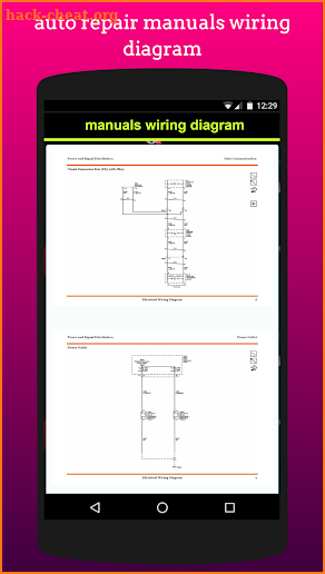 auto repair manuals wiring diagram screenshot