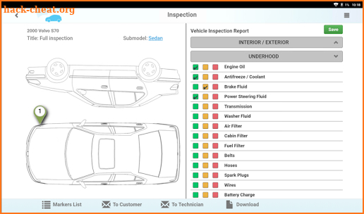Auto Repair Shop - Tablet screenshot