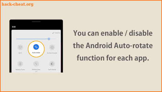 Auto-rotate Control Pro screenshot