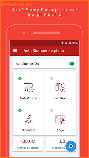 Auto Stamper: Timestamp Camera App for Photos 2019 screenshot