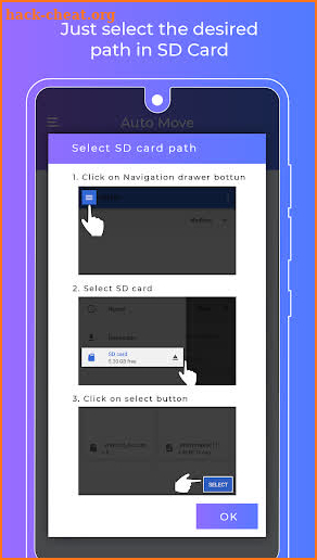 Auto Transfer To Sd Card screenshot
