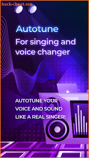 Auto-Tune Voice Changer App screenshot