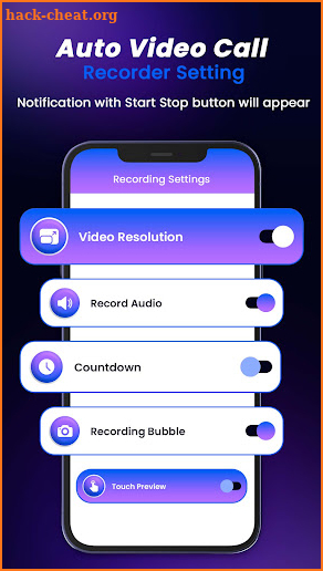 Auto Video Call recorder 2022 screenshot