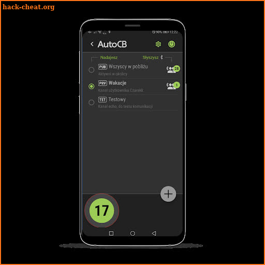 AutoCB screenshot