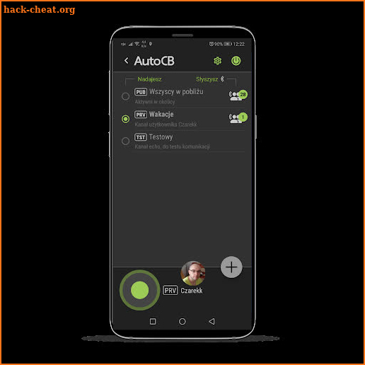 AutoCB screenshot