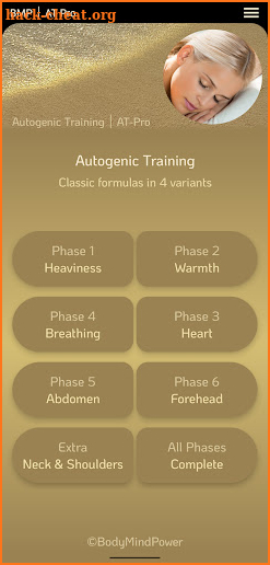Autogenic Training - AT Pro screenshot