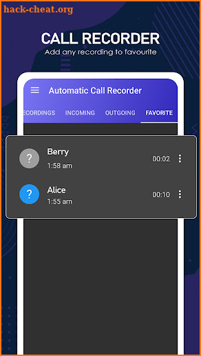 Automatic All Call Recorder screenshot