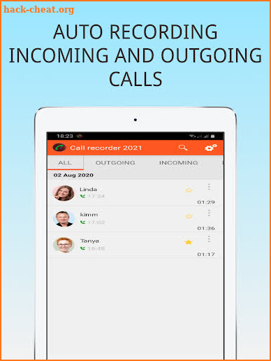 Automatic all call recorder 2021 screenshot