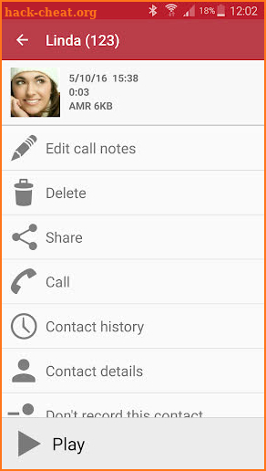 Automatic Call Recorder screenshot