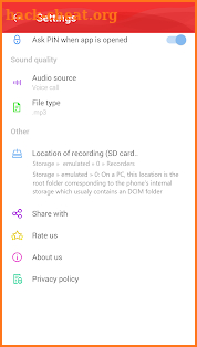 Automatic Call Recorder (ACR) Pro screenshot