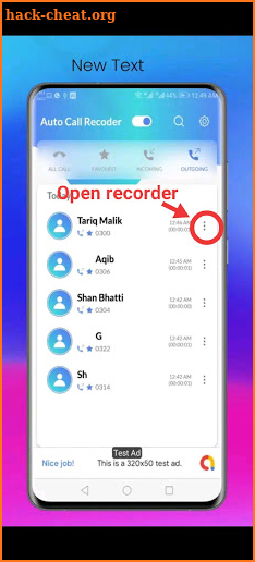 Automatic call recorder, best phone call recorder screenshot