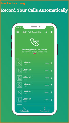 Automatic Call Recorder Voice screenshot