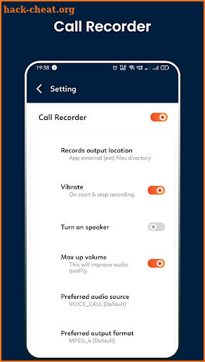 Automatic call Recording screenshot